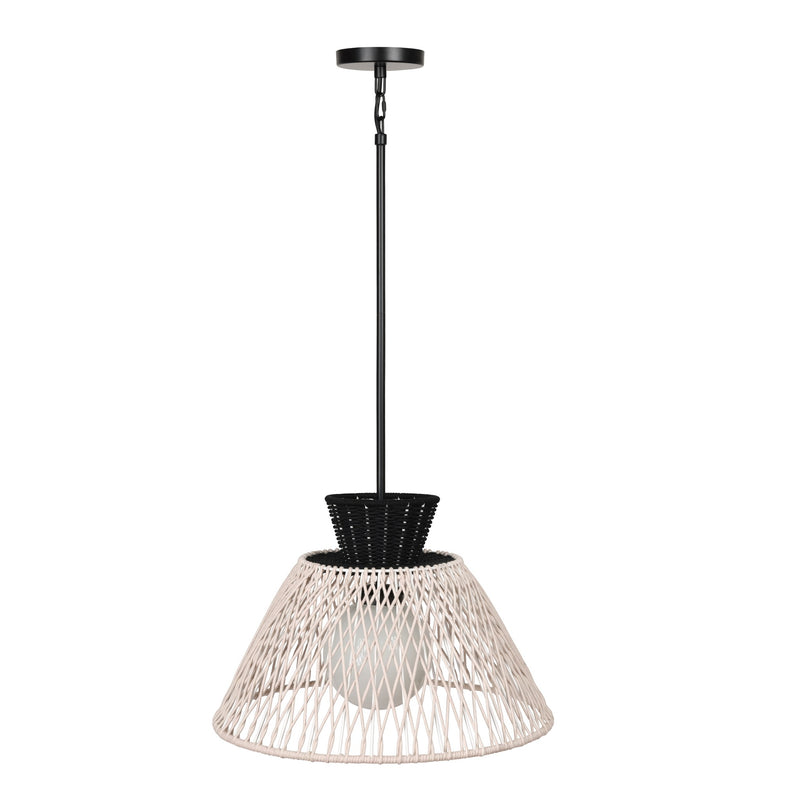 Jelice Outdoor Pendant 24 Inch Matte Black by Eurofase