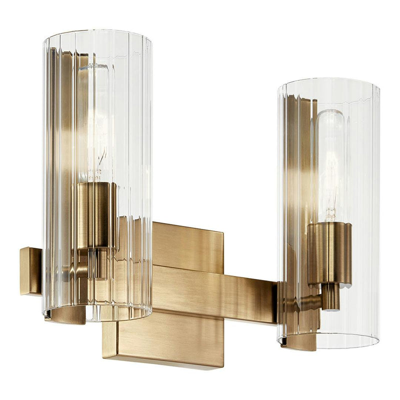 Jemsa Vanity Light 2 Lights Champange Bronze By Kichler