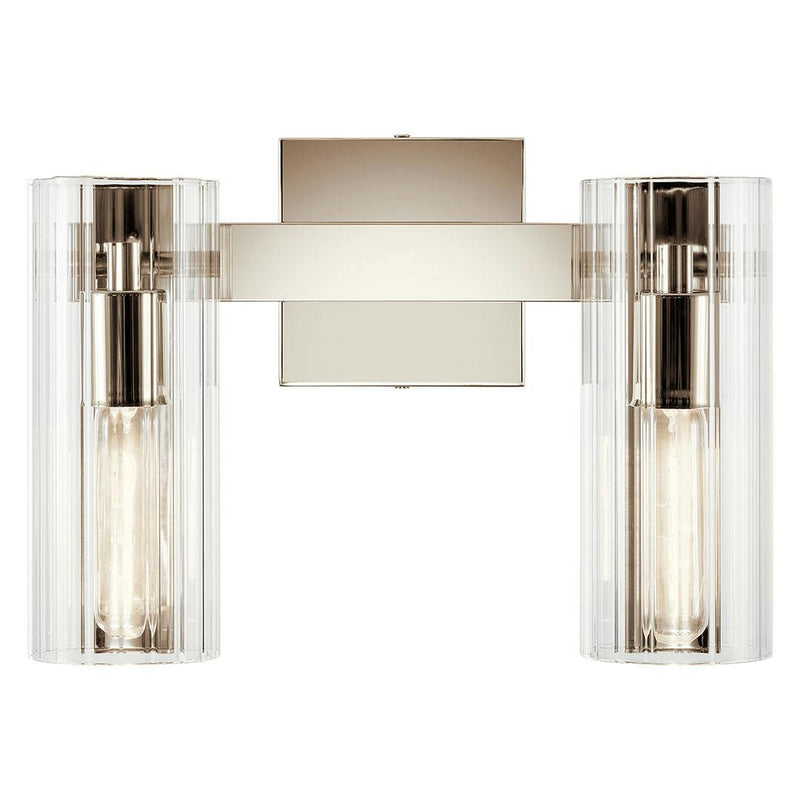 Jemsa Vanity Light 2 Lights Polished Nickel By Kichler With Light