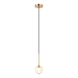 Jemyca Pendant 5 Inch Aged Gold Brass