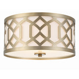 Jennings Flush Mount 16.25'' Aged Brass
