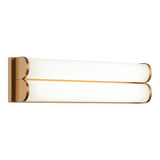 Jensen Wall Sconce 2-Light Aged Gold Brass