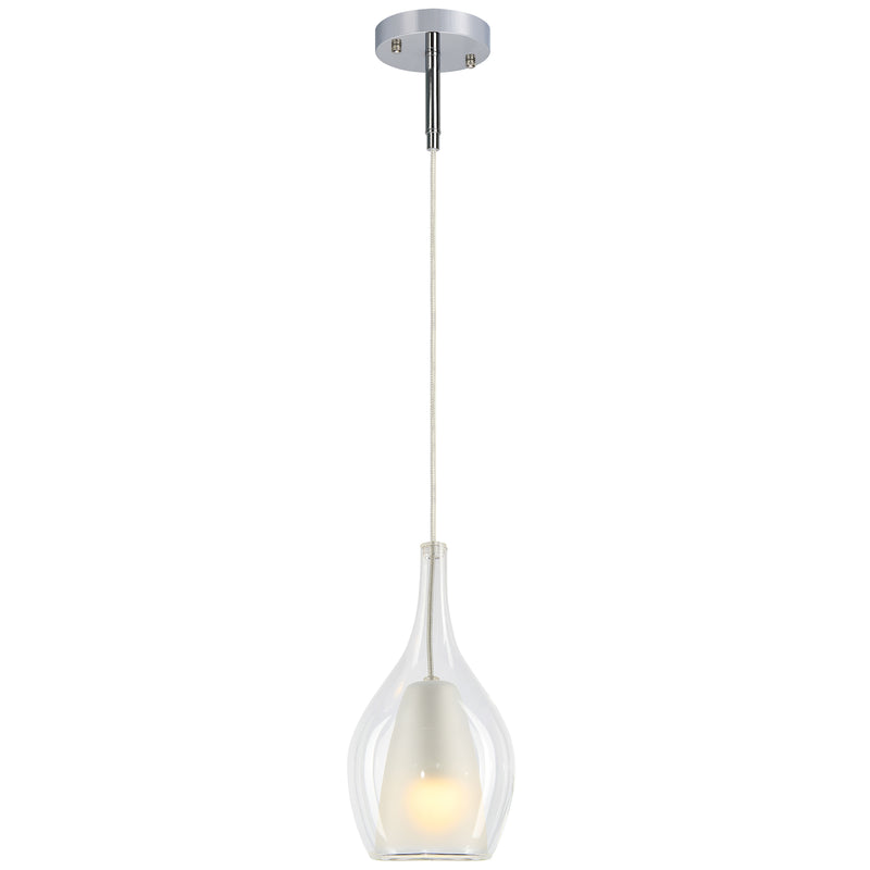 Jericho Pendant Light Chrome Small By Matteo