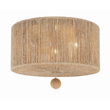 Jessa Flush Mount 16'' Burnished Silver