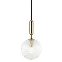 Jewett Pendant - Aged Brass by Hudson Valley