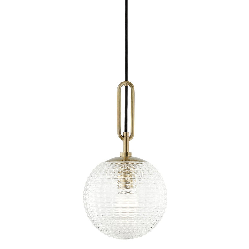 Jewett Pendant - Aged Brass by Hudson Valley