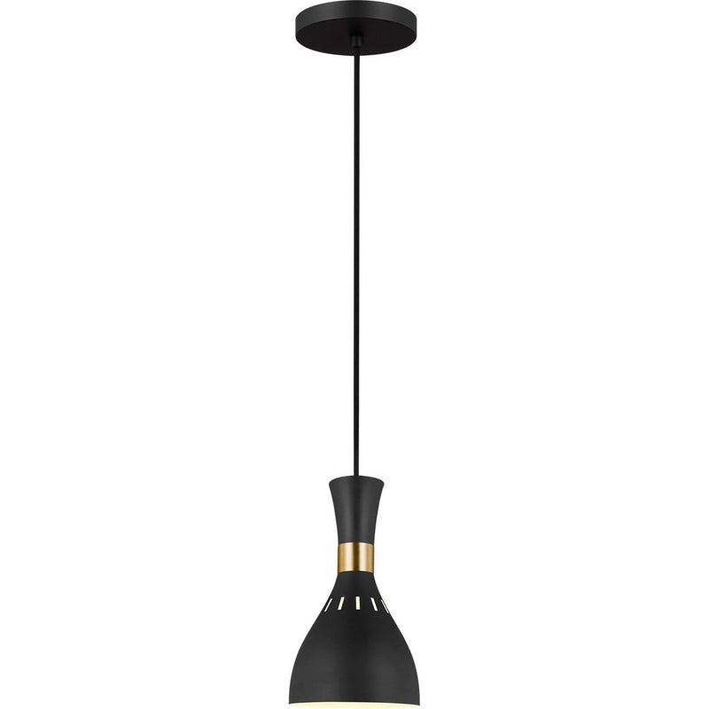 Joan Pendant — 6 1/4", Midnight Black