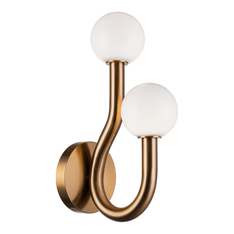 Joelle Wall Sconce Aged Gold Brass