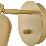 Jojo Single Light Plug-in Sconce - Lacquered Brass