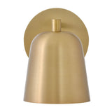 Jojo Single Light Plug-in Sconce - Lacquered Brass