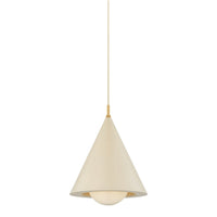 Jolene Pendant - Aged Brass