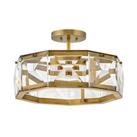 Jolie Medium LED Convertible Semi-flush Mount - Heritage Brass - by Fredrick Ramond