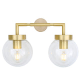 Jordan Double Wall Light Satin Brass