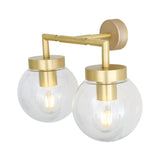 Jordan Double Wall Light Satin Brass