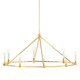 Josephine Chandelier - Vintage Gold Leaf