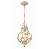 Josie Mini Chandelier 9'' Champagne Green Tea