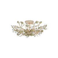 Josie Semi Flush Mount 20.5'' Champagne Green Tea