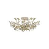 Josie Semi Flush Mount 20.5'' Champagne Green Tea