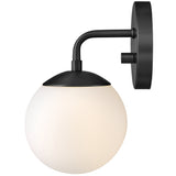 Julep Wall Sconce Black By Lark Living - Side View2