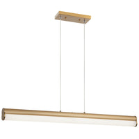 Junction Linear Suspension Small Aged Gold Brass By Matteo