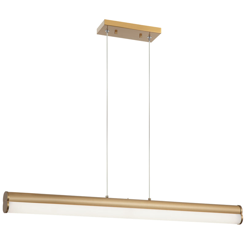 Junction Linear Suspension Small Aged Gold Brass By Matteo