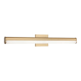 Junction Wall Sconce 33 Inch Aged Gold Brass