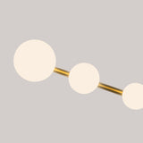 Juniper Wall Sconce Brushed Gold Opal Matte Glass By Kuzco Detailed View