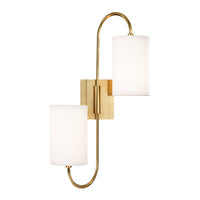 Junius Wall Sconce - Aged Brass by Hudson Valley