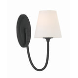 Juno Sconce 1 Light Black Forged