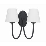 Juno Sconce 2 Light Black Forged
