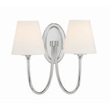 Juno Sconce 2 Light Polished Nickel