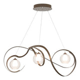 KARMA PENDANT BY HUBBARDTON FORGE, FINISH: BRONZE, OPAL AND CLEAR GLASS, , | CASA DI LUCE LIGHTING