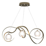 KARMA PENDANT BY HUBBARDTON FORGE, FINISH: SOFT GOLD, OPAL AND CLEAR GLASS, , | CASA DI LUCE LIGHTING