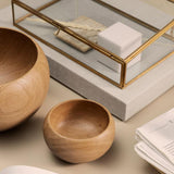 Kay Bojesen Menageri Serving Bowl, Oak, Ø: 5.5" By Kay Bojesen