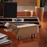Kay Bojesen Hippo, Oak, H: 3.5" By Kay Bojesen