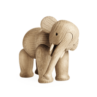 Kay Bojesen Elephant, Oak Mini By Kay Bojesen