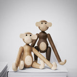 Kay Bojesen Monkey, Oak/Smoked Oak, Small By Kay Bojesen