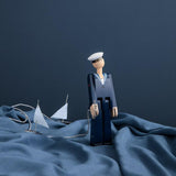 Kay Bojesen Marine, Dark Blue/White, H: 8.1" By Kay Bojesen