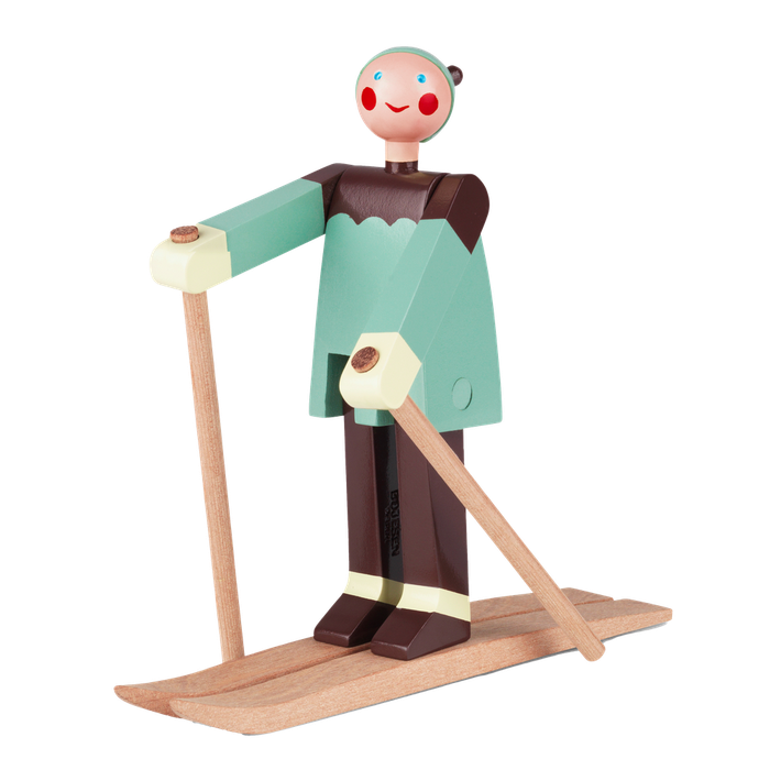 Kay Bojesen The Skier, Boje, H: 6.1" By Kay Bojesen