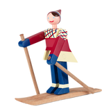 Kay Bojesen The Skier, Datti, H: 6.3" By Kay Bojesen