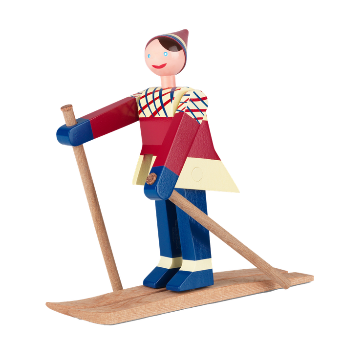 Kay Bojesen The Skier, Datti, H: 6.3" By Kay Bojesen