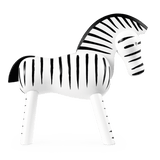 Kay Bojesen Zebra, Black/White, H: 5.5" By Kay Bojesen