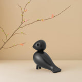 Kay Bojesen Songbird, Medium, Black, H: 6.1" By Kay Bojesen
