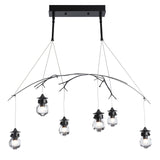 KIWI PENDANT BY HUBBARDTON FORGE, FINISH: BLACK; CLEAR GLASS, | CASA DI LUCE LIGHTING