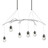 KIWI PENDANT BY HUBBARDTON FORGE, FINISH: DARK SMOKE; CLEAR GLASS,  | CASA DI LUCE LIGHTING