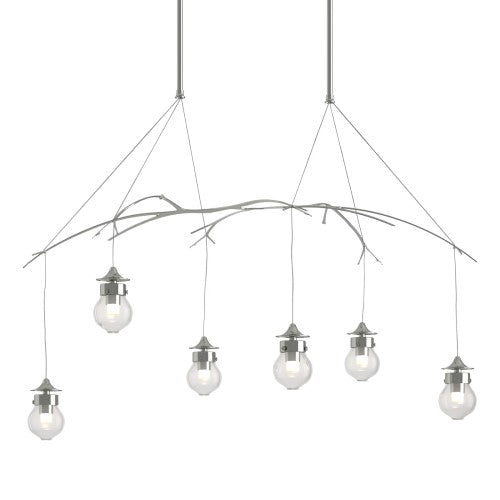 KIWI PENDANT BY HUBBARDTON FORGE, FINISH: STERLING; CLEAR GLASS,  | CASA DI LUCE LIGHTING