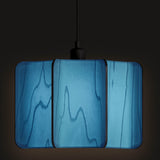 Kactos Pendant Light Matte Black Blue By LZF Lamps - With Light