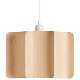 Kactos Pendant Light Matte White Natural Beech By LZF Lamps