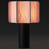 Kactos Table Lamp Matte Black Ceramic Grey By LZF Lamps - With Light