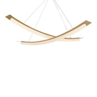 Kaguya Chandelier - Modern Brass by Sonneman